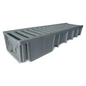 GRELHA COM CALHA PLÁSTICA