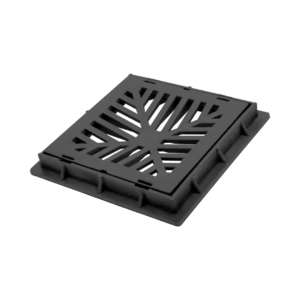 GRELHA E PORTA GRELHA CÔNCAVA PLÁSTICA